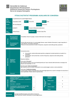 La giornata tipo di un personaggio famoso