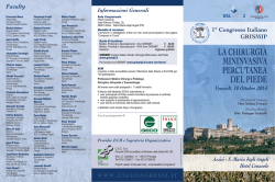 1&deg; Congresso GRISMIP - CENTRO SERVIZI CONGRESSUALI