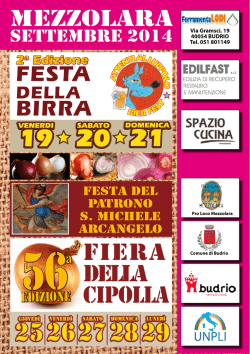 Programma_2014 - Pro Loco Mezzolara