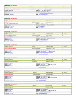 Elenco Aziende Enti Convenzionati AGGIORNATO