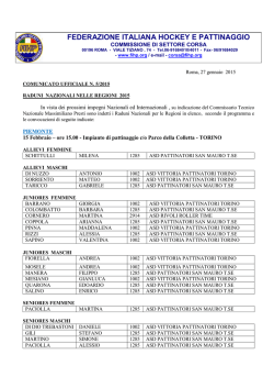 CU5 - FIHP Comitato Regionale Lombardia Federazione Italiana