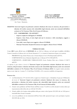 1&deg; verbale Scuola T. Villa