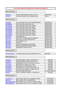 CLICCA SUL CODICE PER ANDARE ALLA PAGINA DEL PRODOTTO