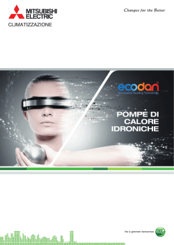 POMPE DI CALORE IDRONICHE - Ecodan