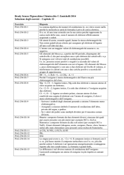 Soluzioni capitolo 12 - Zanichelli online per la scuola