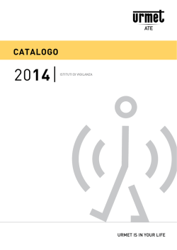 CATALOGO - Urmet ATE
