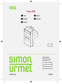 Presa USB - Simon Urmet
