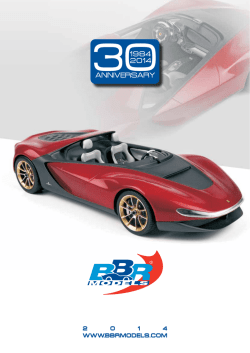 2 0 1 4 WWW.BBRMODELS.COM