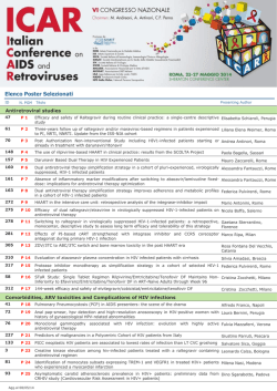 Elenco Poster Selezionati