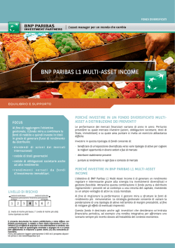 bnp paribas l1 multi-asset income - BNP Paribas Investment Partners