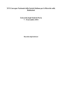 qui - XVI Convegno SIRR