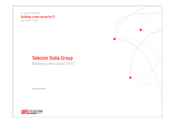 Slides Building a New Course for TI
