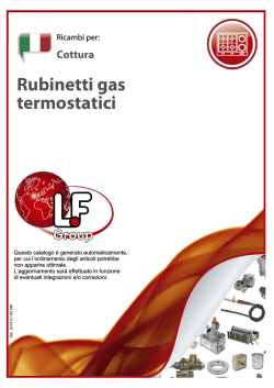 Rubinetti gas termostatici