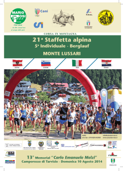 21a Staffetta alpina - Tarvisio