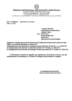 05/12/2014 - 173 - ISTITUTO COMPRENSIVO VELLETRI NORD