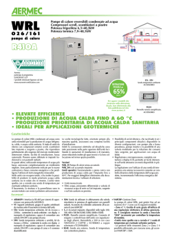 elevate efficienze &bull; produzione di acqua calda fino a 60 &deg;c