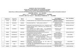 specializzazione per il sostegno 27-28 giugno