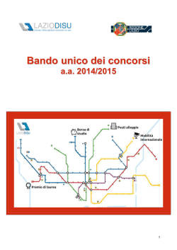 BANDO 2014-15 VERSIONE TESTO AL 24-07-14