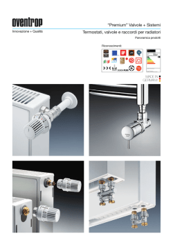 Termostati, valvole e raccordi per radiatori