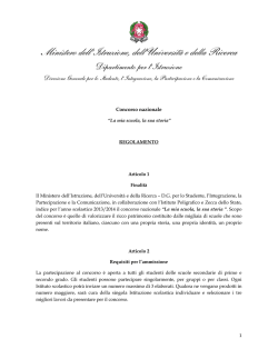 CATASTO VERSO L`INVARIANZA LOCALE