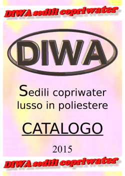 Sedili copriwater lusso in poliestere 2015