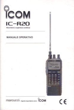 manuale italiano icom ic-r20