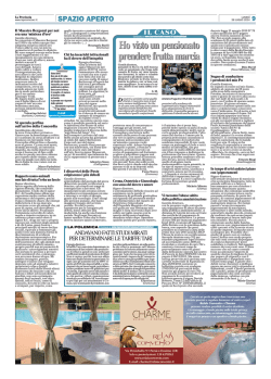 Ho visto un pensionato prendere frutta marcia