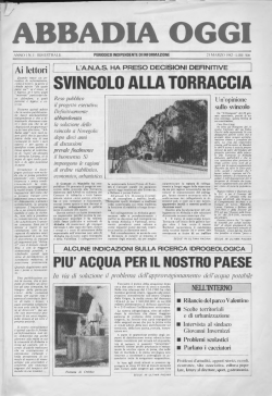 Abbadia Oggi - proloco lario orientale