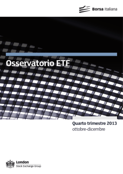 Osservatorio ETF - Borsa Italiana