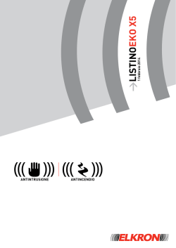 Listino antifurti ELKRON