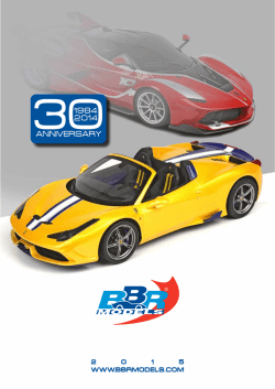 2 0 1 5 WWW.BBRMODELS.COM