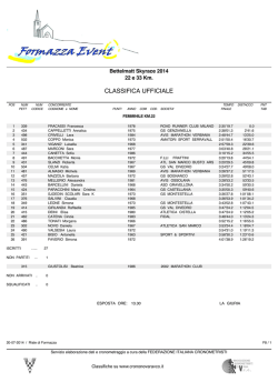 22 km - Formazzaevent