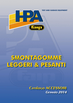 Accessori per SMONTAGOMME LEGGERI