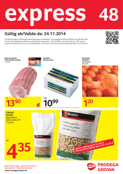 Gültig ab/Valido da: 24.11.2014