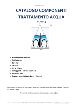 Catalogo componenti trattamento 01-2014 v1.7