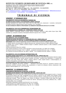 tribunaledivicenza - Istituto Vendite Giudiziarie di Vicenza