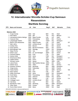 Sonntag - Schneesport Club Samnaun