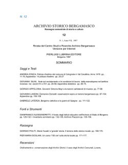 N. 12, anno 1987 - Archivio Bergamasco