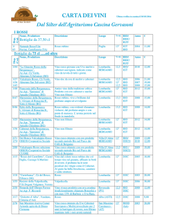 Lista dei vini - maxarchetti.it