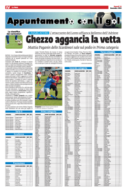 Mattia Paganin dello Scardovari sale sul podio in Prima