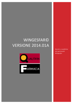 WINGESFAR&copy; VERSIONE 2014.01A