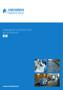 Detergenti professionali ed accessori