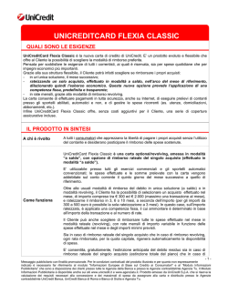 UNICREDITCARD FLEXIA CLASSIC