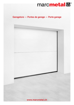 Garagetore — Portes de garage — Porte garage