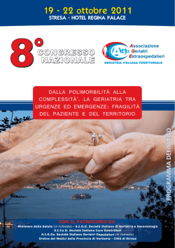 19 - 22 ottobre obre 2011