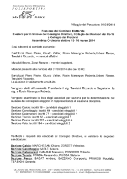 SAN 1 &ldquo; MARCO - Polisportiva San Marco