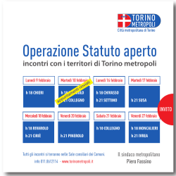 INVITO Il sindaco metropolitano Piero Fassino INVITO