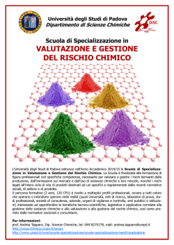 Manifesto della Scuola di Specializzazione