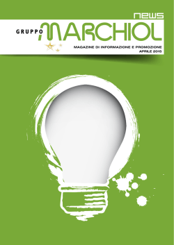 news aprile 2015 - Gruppo Marchiol