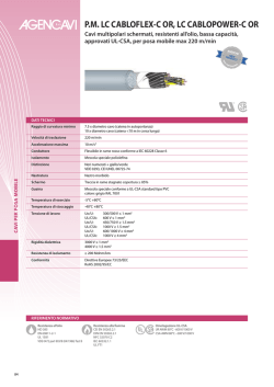 P.M. LC CABLOFLEX-C OR, LC CABLOPOWER-C OR